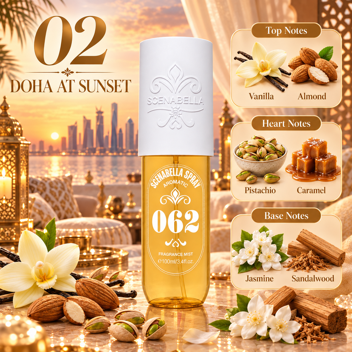 Scenabella's Getaway Body Mist Collection 100ml