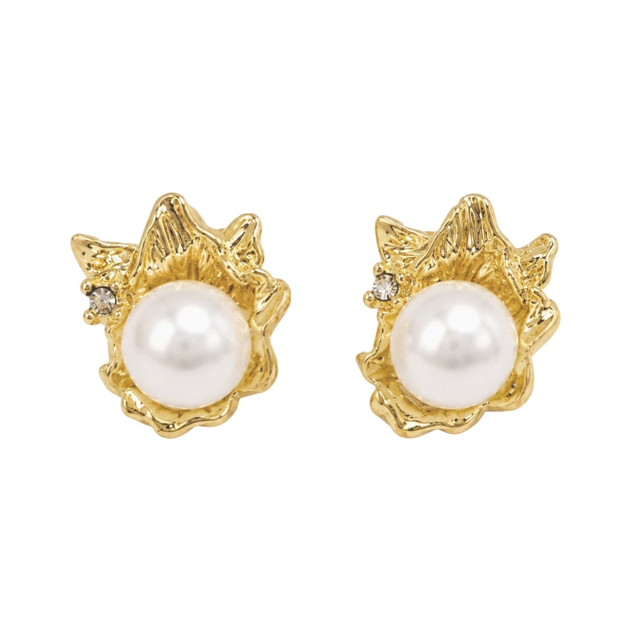 Vintage Pearl Bloom Studs