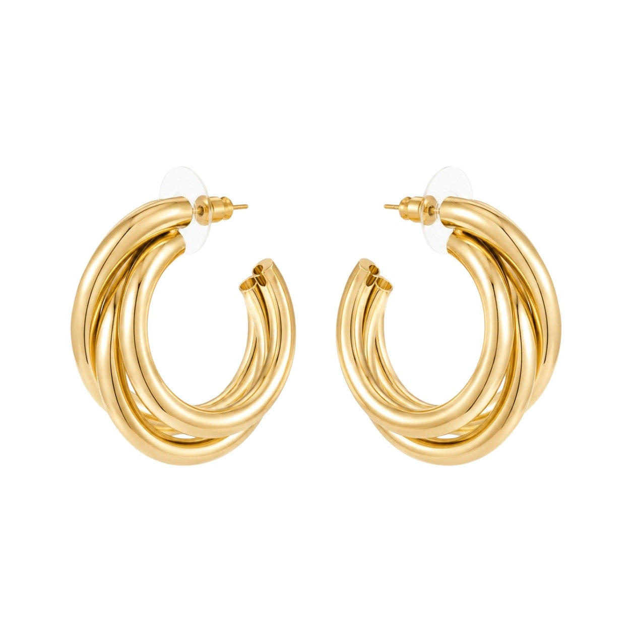 Triple Layer Hoop Earrings