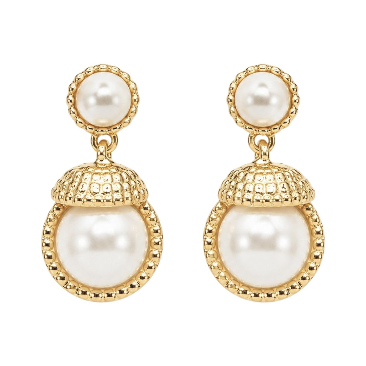 Vintage Pearl Drop Earrings