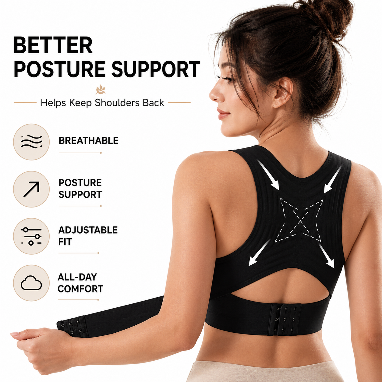 Natural Lift Back Support Bra