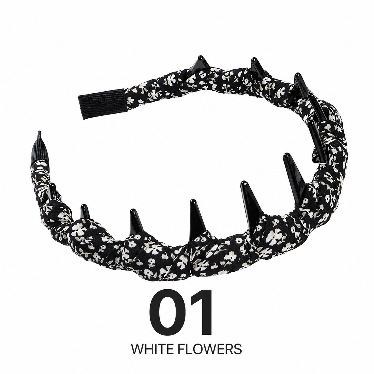 Floral Printed Jaw Headband