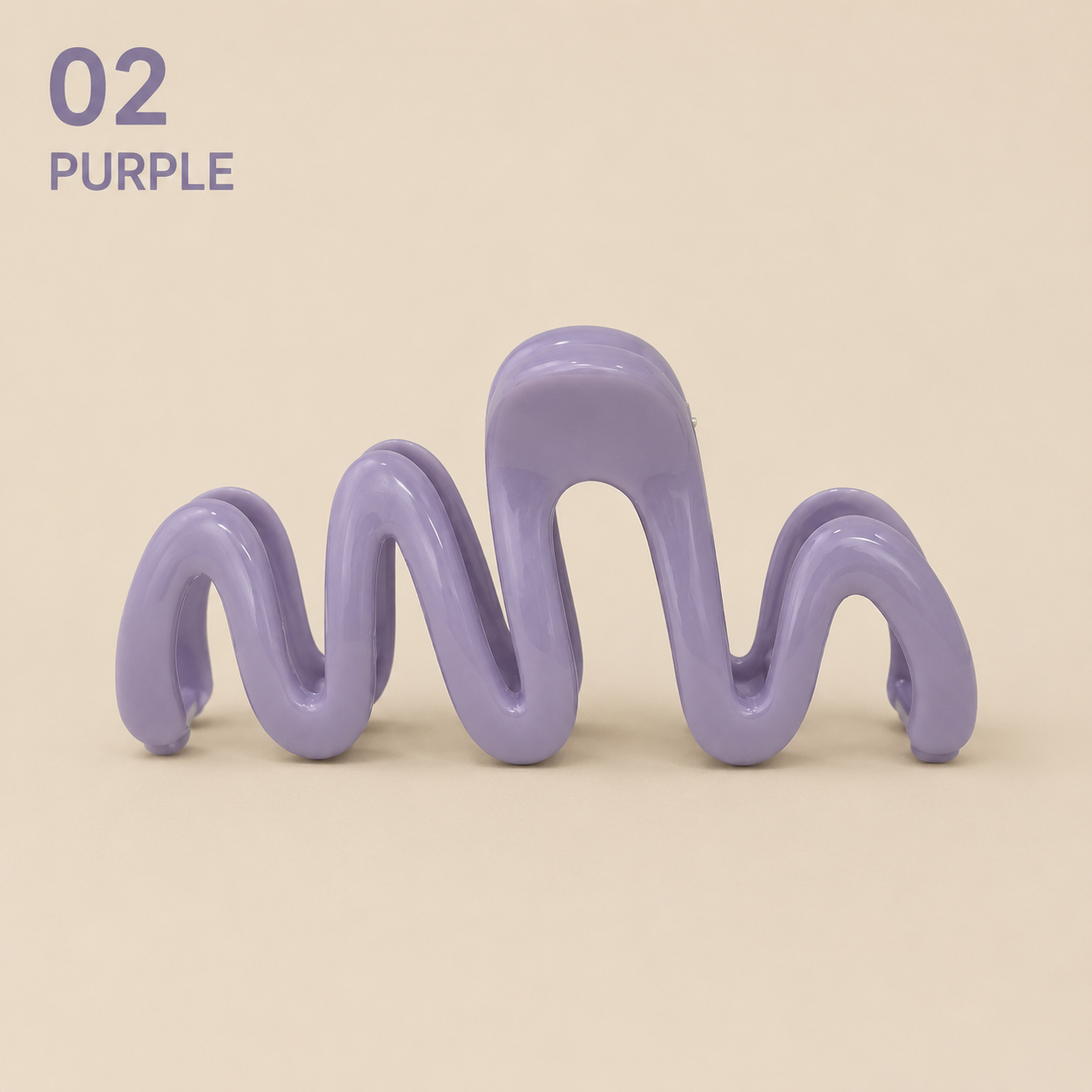 Wavy Grip Hair Claw