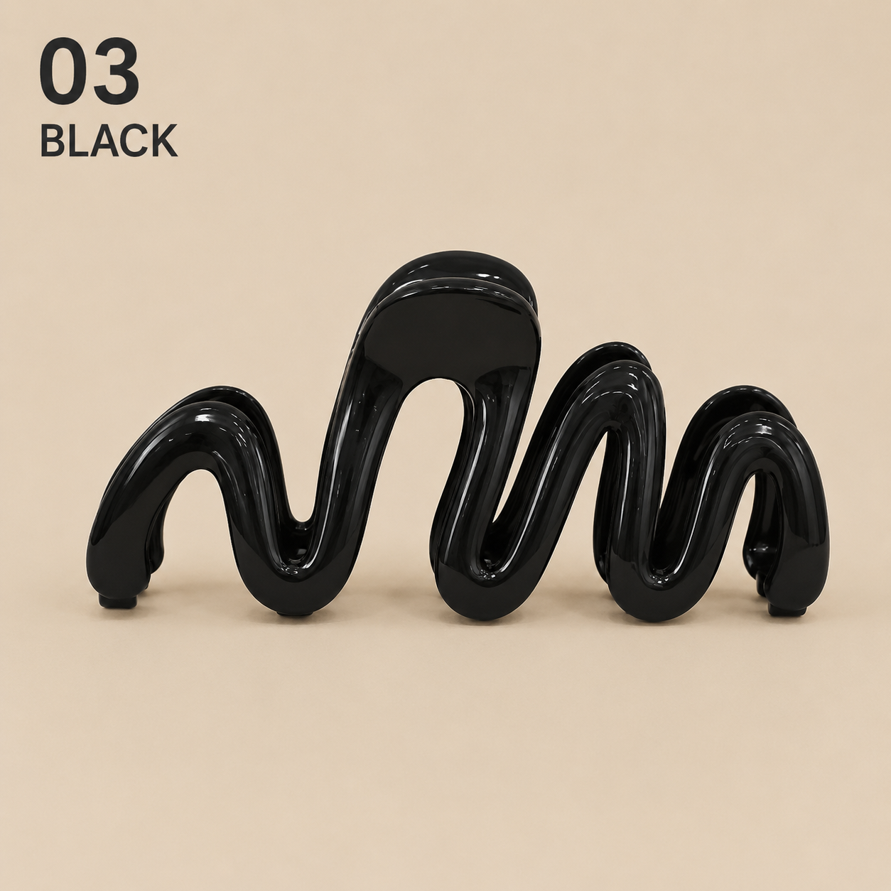 Wavy Grip Hair Claw