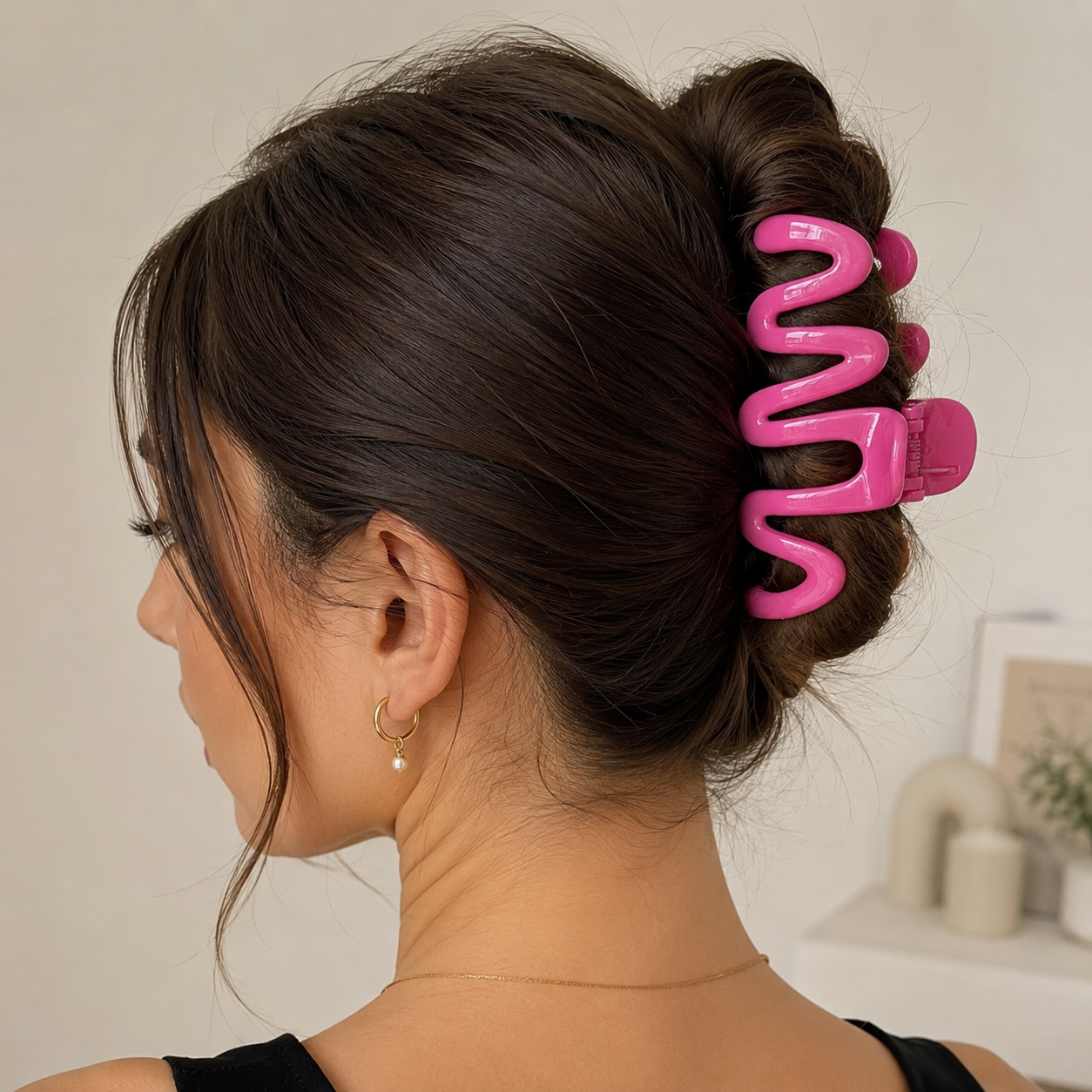 Wavy Grip Hair Claw