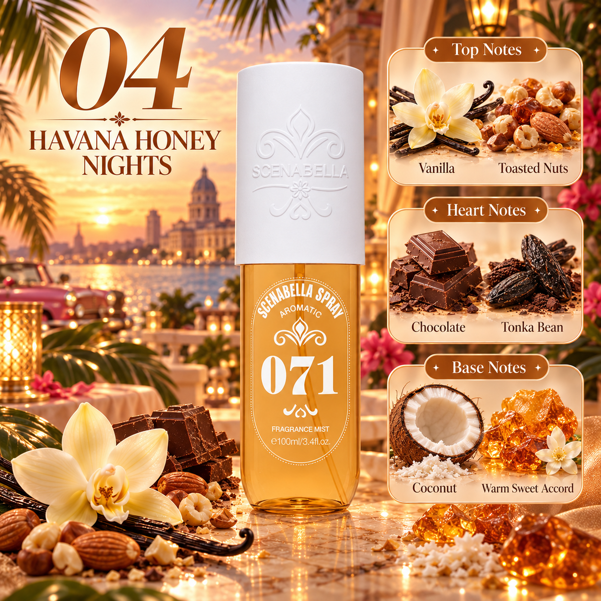 Scenabella's Getaway Body Mist Collection 100ml