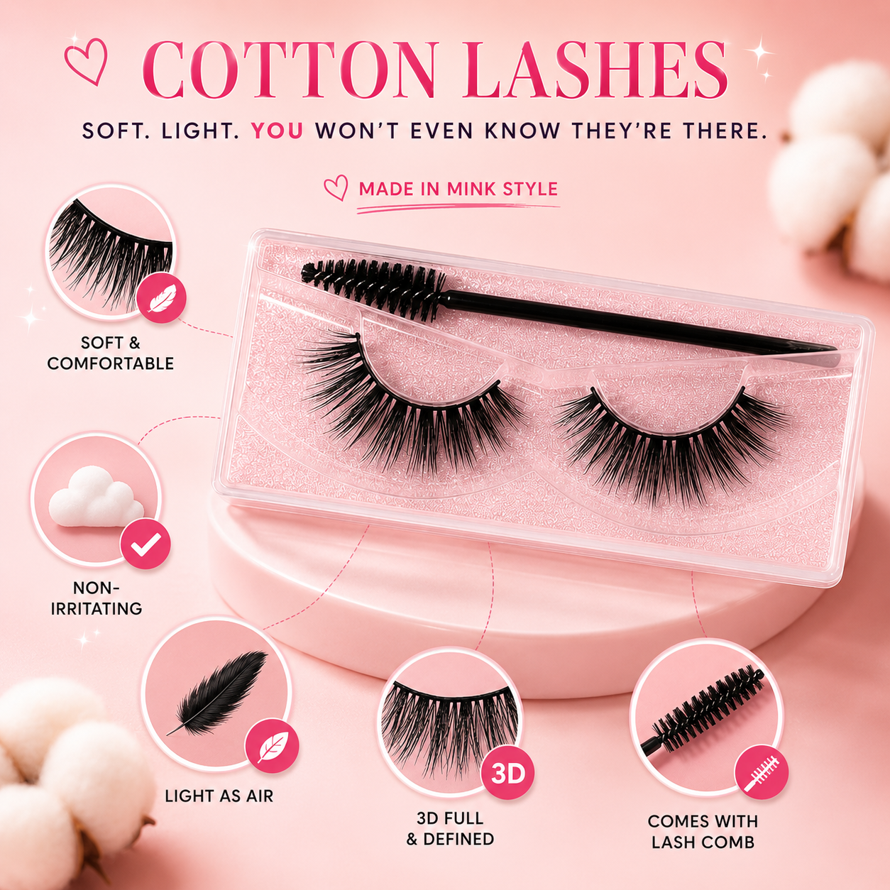 Feather Light Faux Mink Lashes
