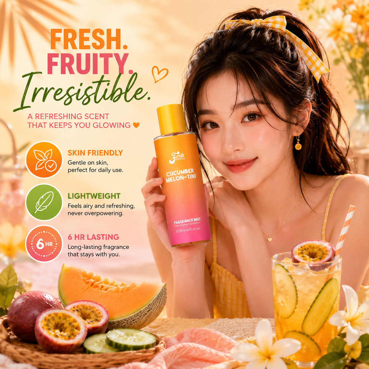 Cucumber Melon Tini Body Mist 250ml