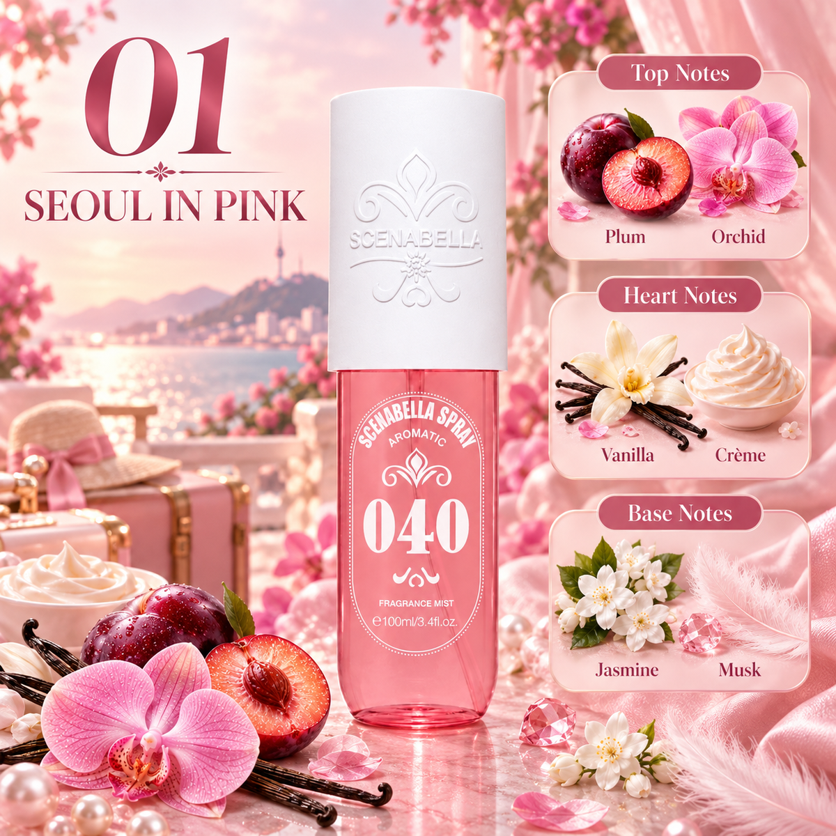 Scenabella's Getaway Body Mist Collection 100ml