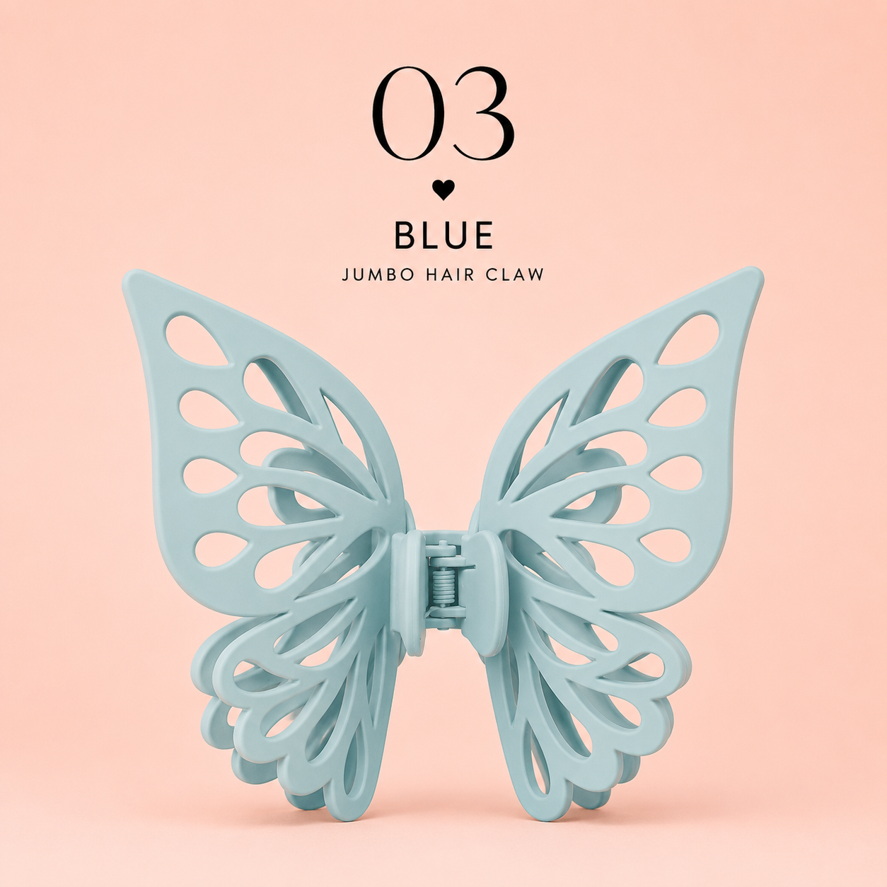 Jumbo Butterfly Hair Claw