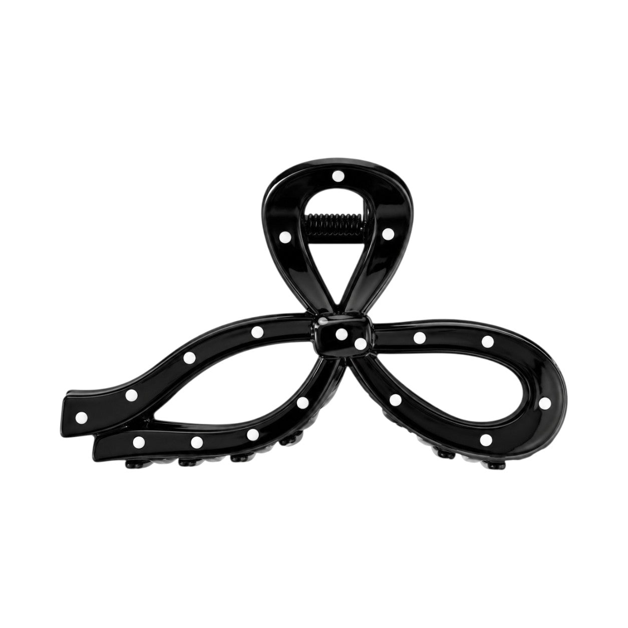 Dotted Bow Hair Claw