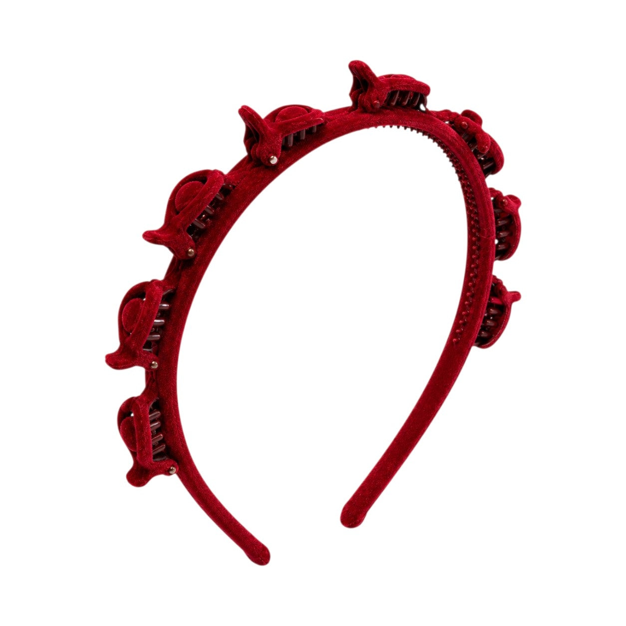 Velvet Clip Headband