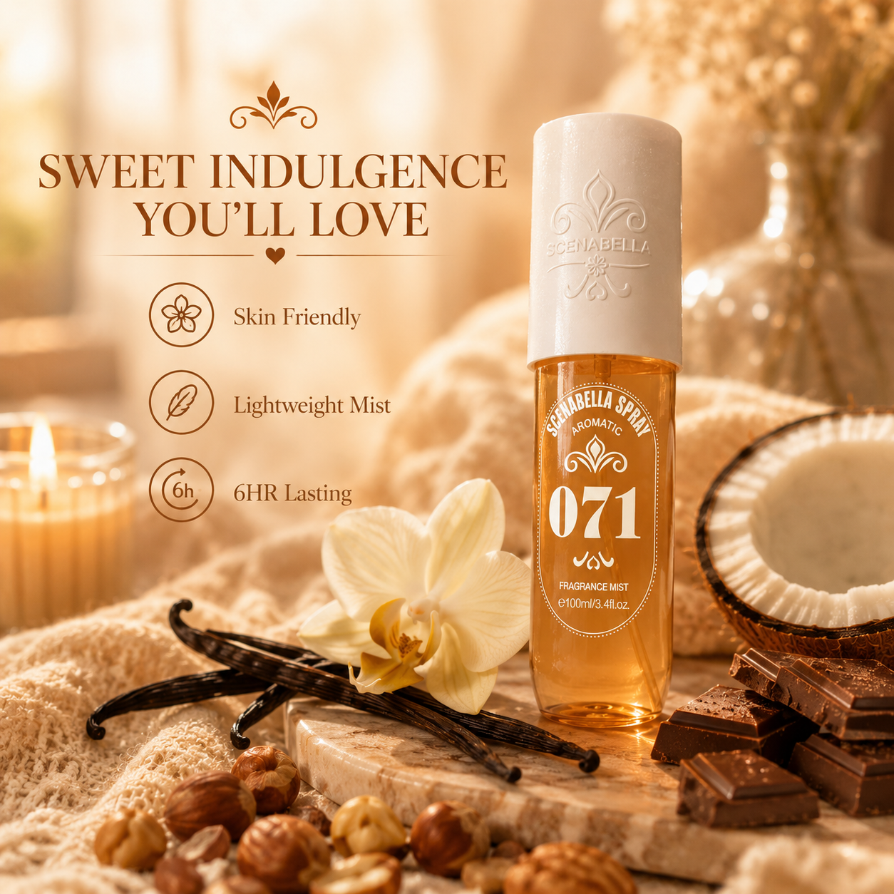 Vanilla Dream Delight Body Mist 100ml