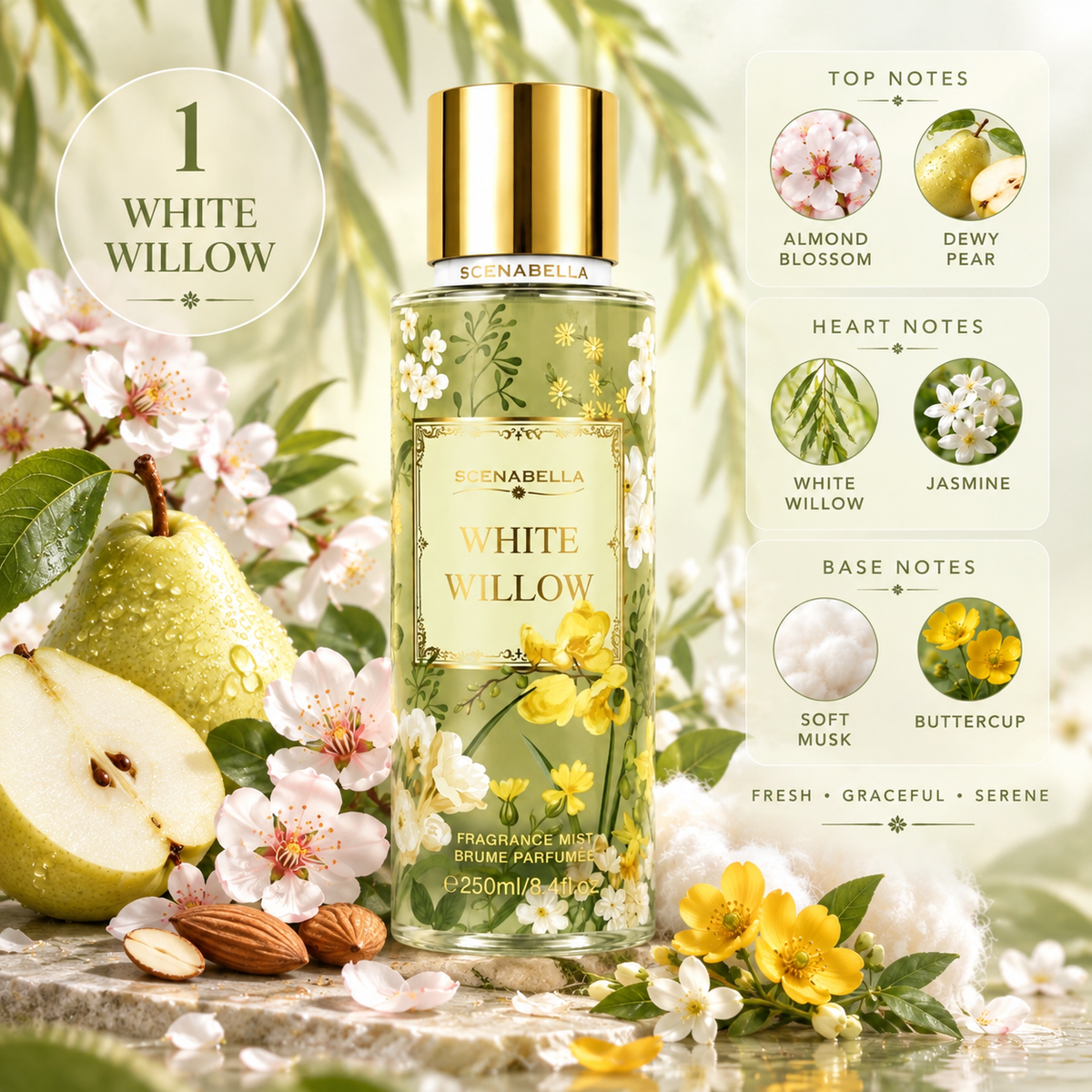 Scenabella's Scandal Body Mist Collection 250ml