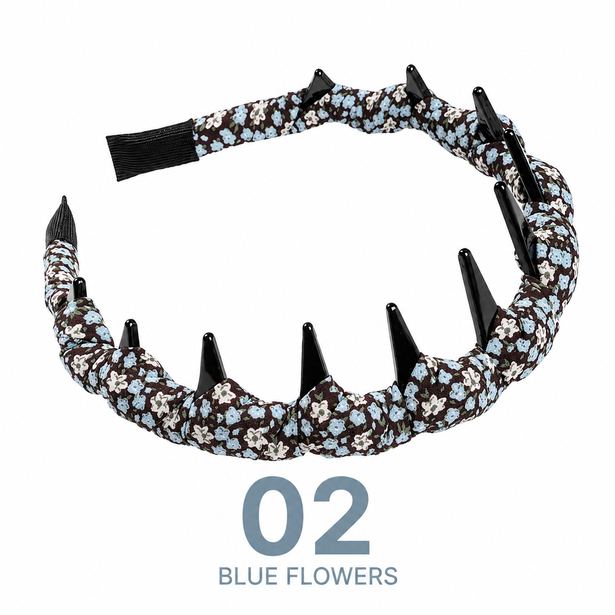 Floral Printed Jaw Headband