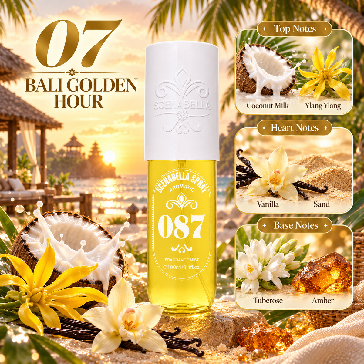 Scenabella's Getaway Body Mist Collection 100ml