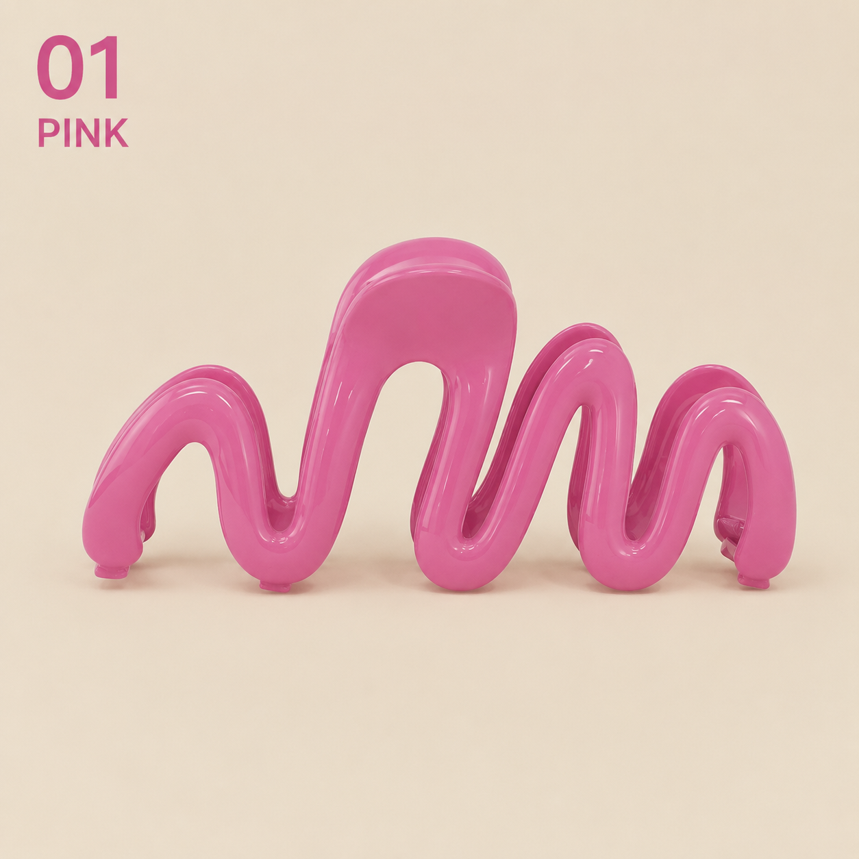 Wavy Grip Hair Claw