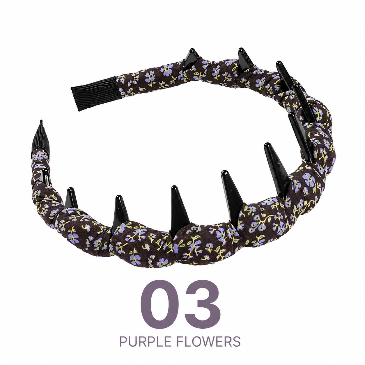 Floral Printed Jaw Headband