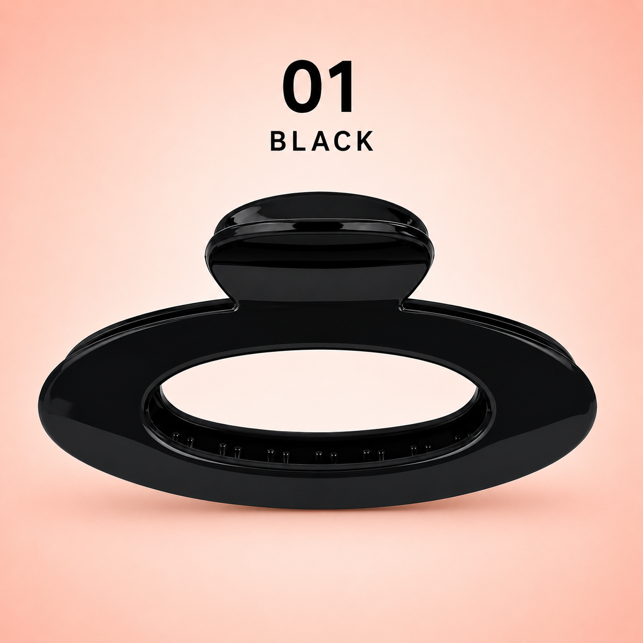 Oval Gloss Hair Claw